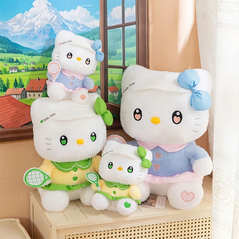 

Новая плюшевая игрушка Sanrio HelloKitty, 45 см, аниме, мультяшная плюшевая кукла, подушка, детские подарки на день рождения, Рождество, лучший подарок для девочек