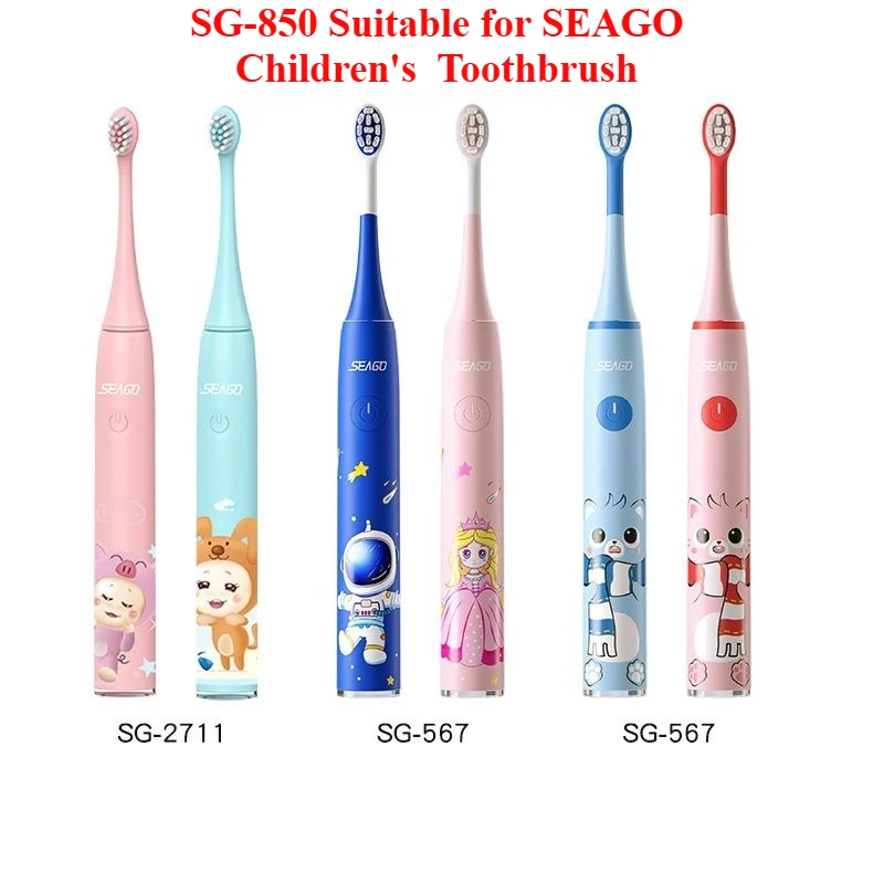 SG-850 Suitable for SEAGO Children's Sonic Electric Toothbrush SG-567/sk3/EK2/SG-2711/ SG567, 4pcs