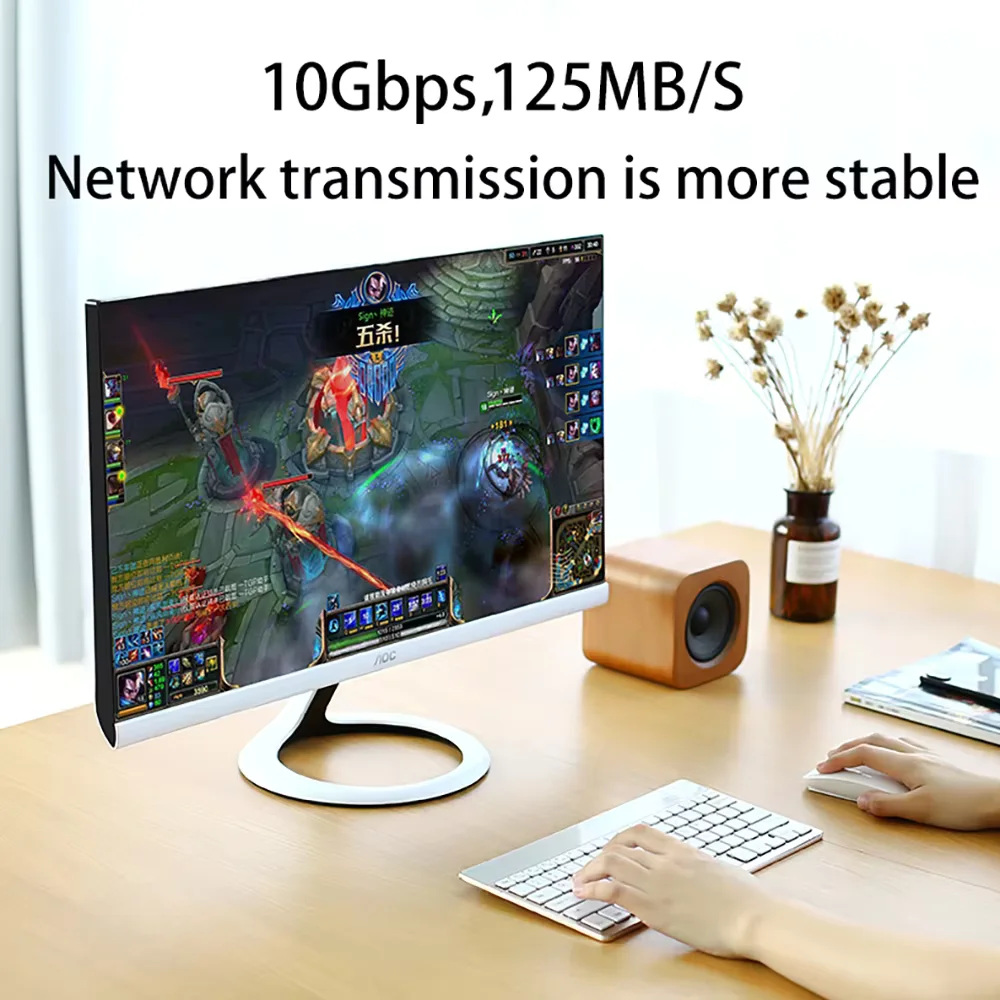 CAT 6 Ethernet Cable High Speed Flat CAT6 Gigabit Internet Network LAN Patch Cords, Bare Copper RJ45 1/2/3/5/10/15/20/30M