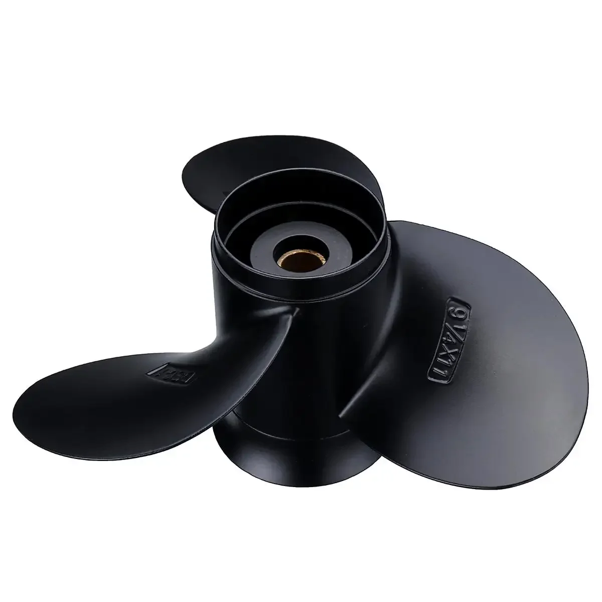 Boat Outboard Propeller 58100-93743-019 Black For Suzuki 9.9-15HP 9 1/4 x 11 Marine Propeller 10 Spline Tooth Aluminium Alloy
