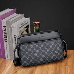 High Quality Single Shoulder Business Casual Crossbody Bag Horizontal Model Youngster Small Man Bag