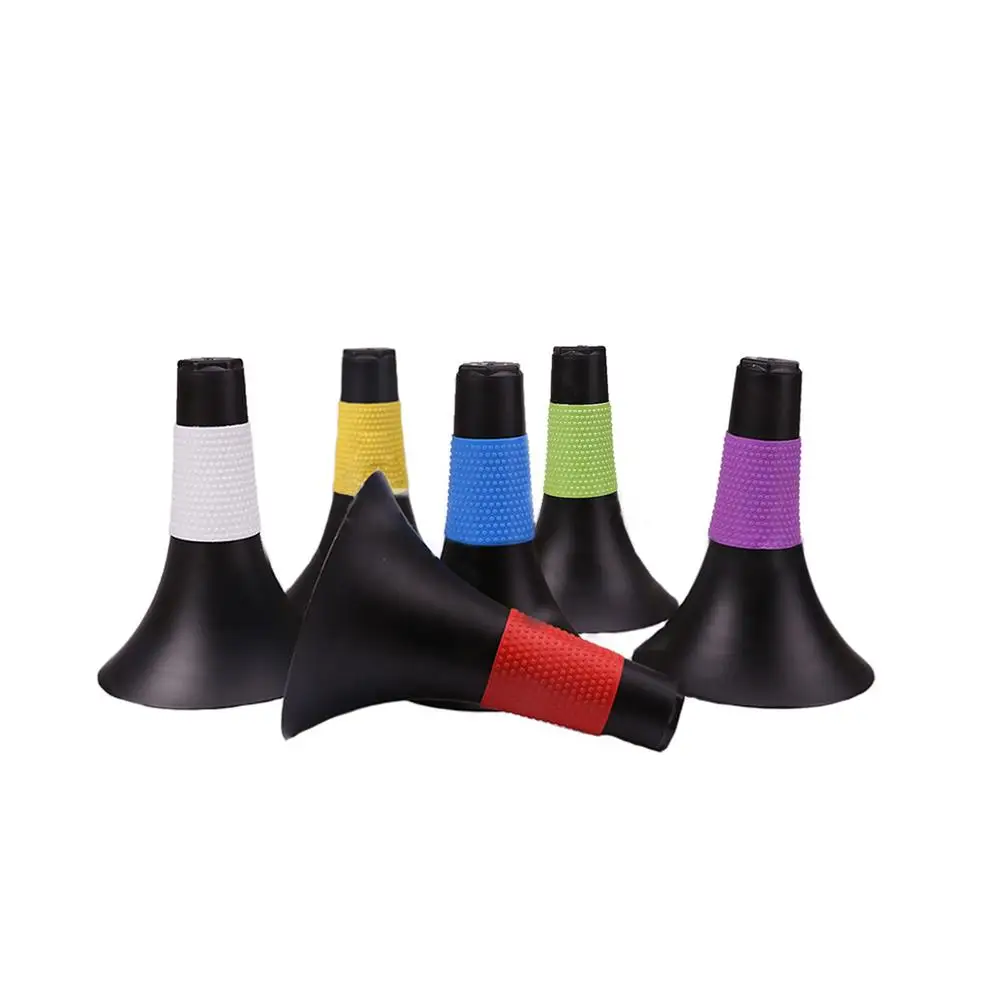 6pcs 23CM Sign Bucket Barrier Football Road Flat Training Cone Roller Pile Springback Marking Cup Symbol Sports Accessories