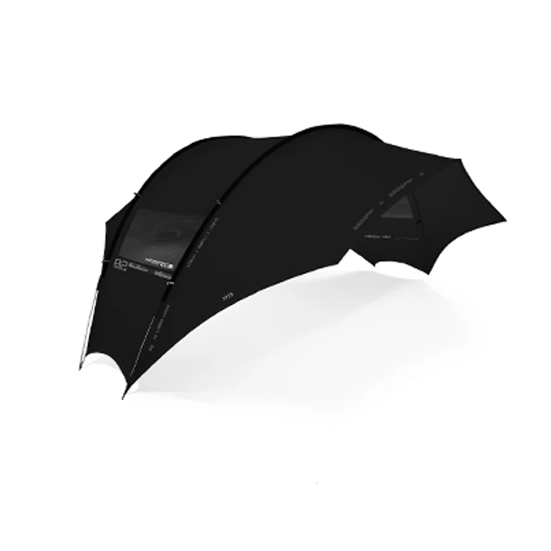 Lightweight Spherical Canopy Waterproof Sunscreen and UV Protection for Beach Outdoor Camping With Pole Accessory