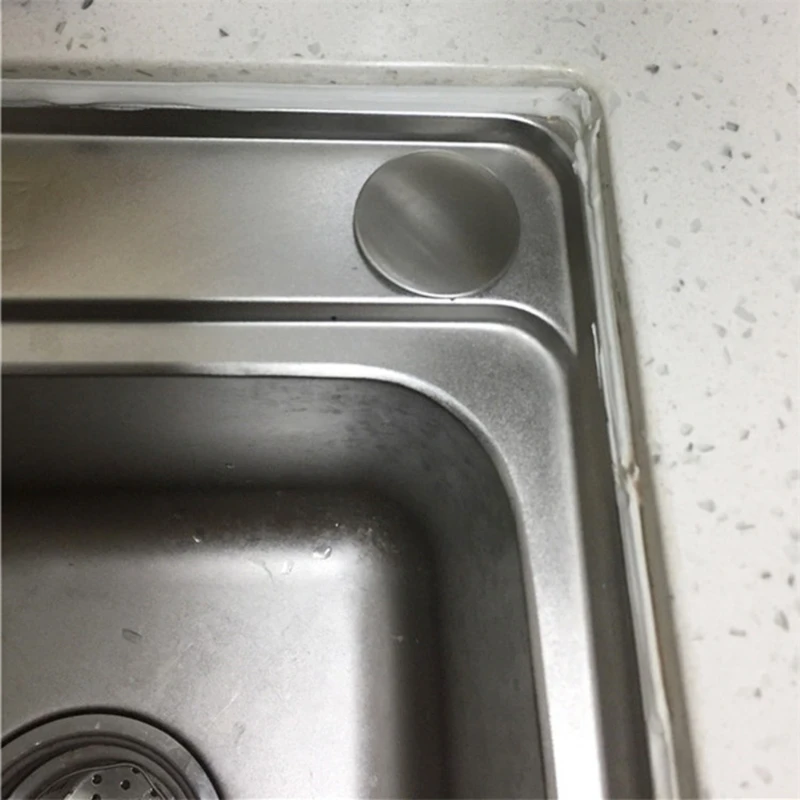 G92C Soap Dispenser Cover Short Nut Kitchen Faucet Hole Cover Brushed Stainless Steel