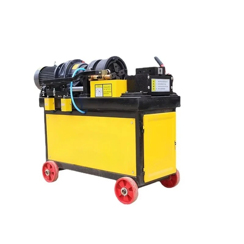 Steel Bar Threading Machine Automatic Rebar Thread Rolling Equipment Hydraulic 16-40mm 380V Industrial