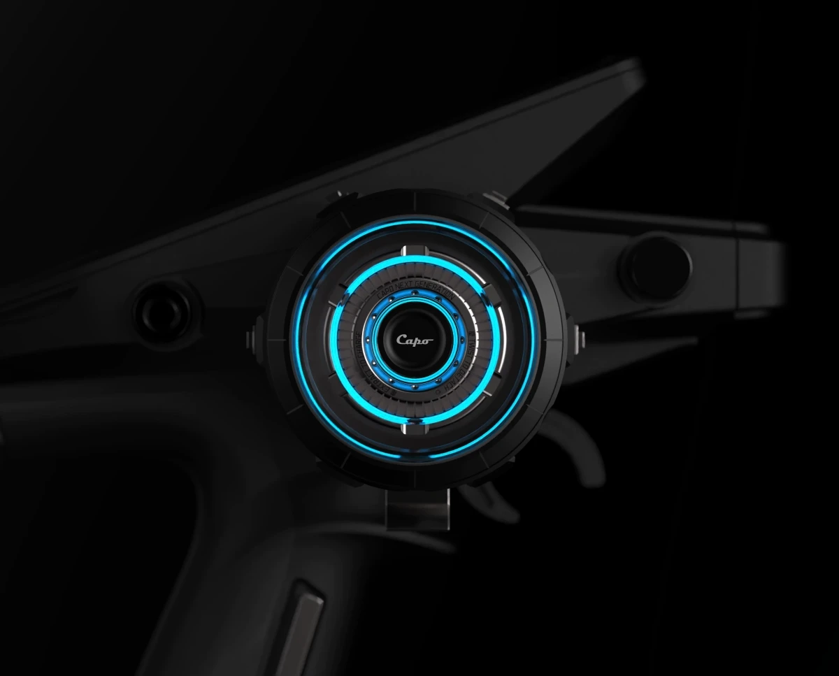Capo HALO2 LED Light Metal Steering Wheel for Flysky NB4 NB4+ Futaba 10PX 7PX RC Transmitter Upgrade