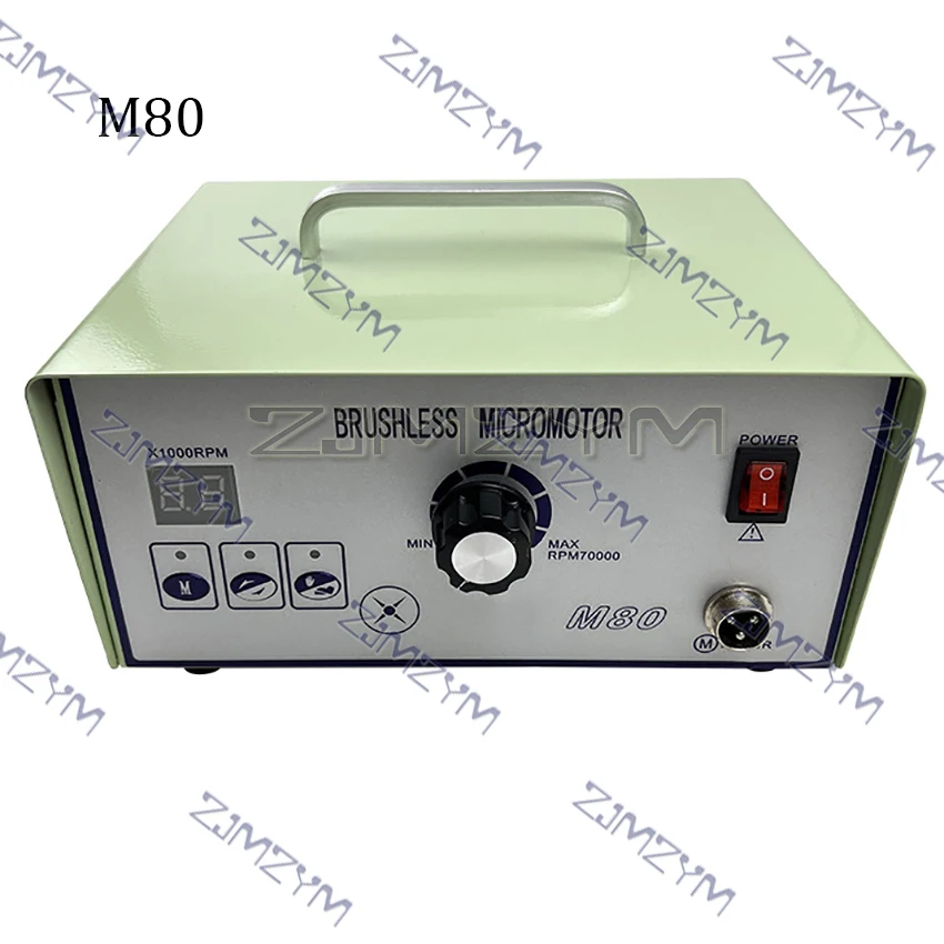 High Speed 70000/90000RPM Brushless Motor Micromotor Polishing Machine with Handpiece Jewellery Engraving Micromotor 220V