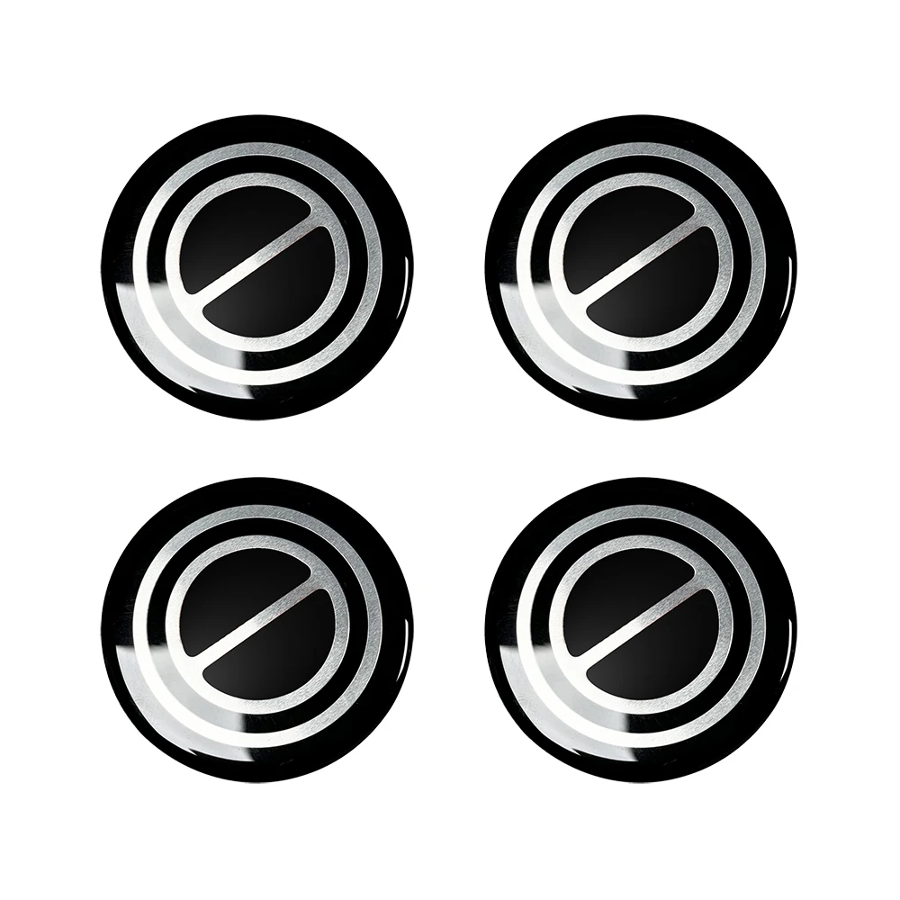 4pcs 1980-1996 FORD F150 BRONCO VAN Center Caps BLACK EMBLEMA ADESIVO BADGE LOGOTIPO