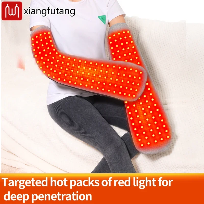 휴대용 적색광 난방 롱 암 프로텍터 손 관절 통증 및 팔 무감각 완화 혈액 순환 촉진 팔 워머