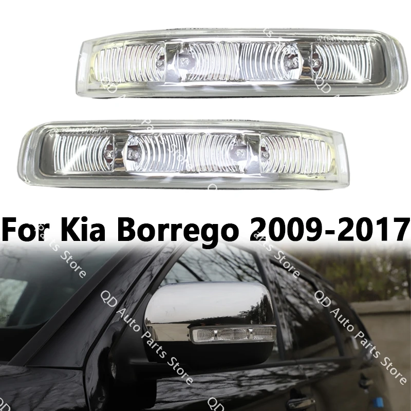 For Kia Mohave Borrego 2009-2017 876132J000 876123J000 Car Side Rearview Mirror LED Turn Signal Light Rear View Lamp Indicator