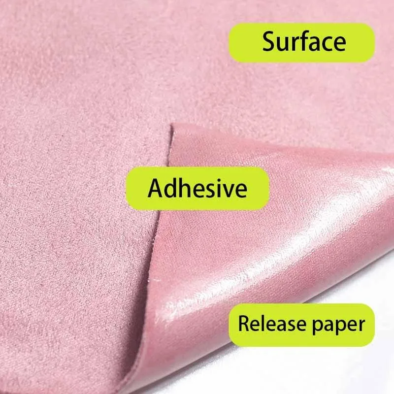 50x140cm Self Adhesive Suede Wrap Fabric Faux Suede Leather for Car Interior Dashboard Modification Sofa Repair Velvet Sticker
