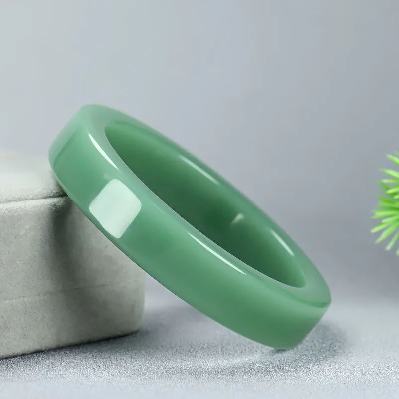 

Элегантный браслет из натурального камня мятно-зеленого цвета, модные универсальные и новые украшения