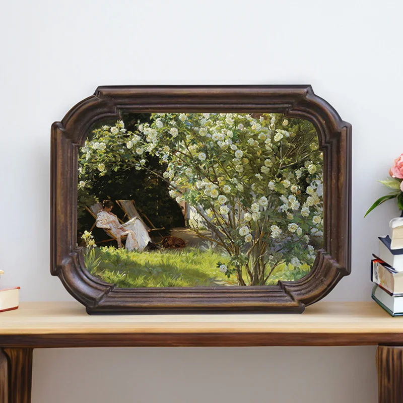 Vintage-Fotorahmen aus Kunstharz, europäischer klassischer Hochzeitsbild-Displayrahmen, Wanddekoration für Zuhause, Wohnzimmer, Schlafzimmer, Dekoration