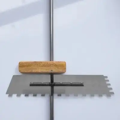 

Stainless Steel Mud Trowel 11x27cm Concrete Tools Spatula Masonry Wooden Handle Drywall Construction Finishing