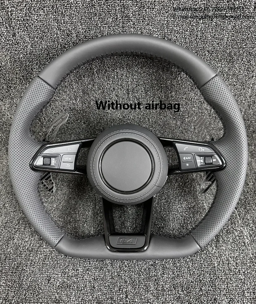 A3 A4L A5 A6L Q3 Q5L Leather Flat-bottomed Sports Multi-function Steering Wheel Steering Wheel Lock for Audi