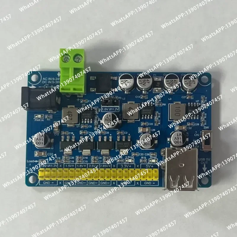 1.0V1.2V3.3V5V multi-channel linear regulated power supply module 2.8V2.5V1.8V1.5V step-down DCDC