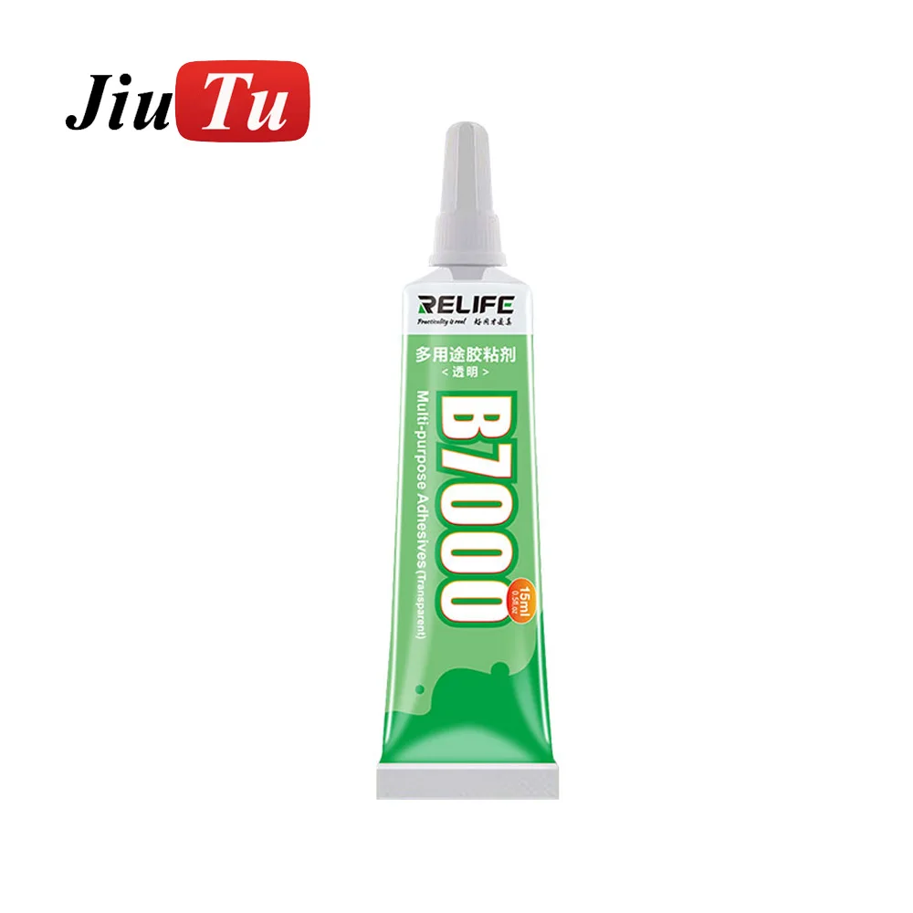 B-7000 Transparent Phone Screen Repair Glue B7000 Universal Glass Plastic DIY Adhesive With Precision Applicator 15ML