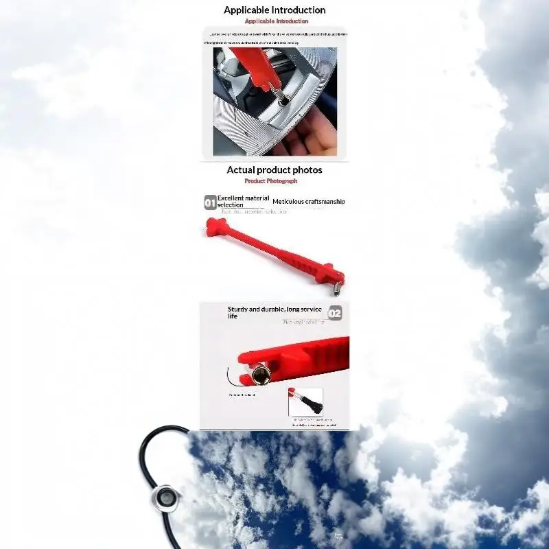 Beliebter Reifenventil-Abzieher, Metall-Reparaturwerkzeug für Schläuche, Zubehör zum Entfernen und Einsetzen von Autorädern – Detail 7