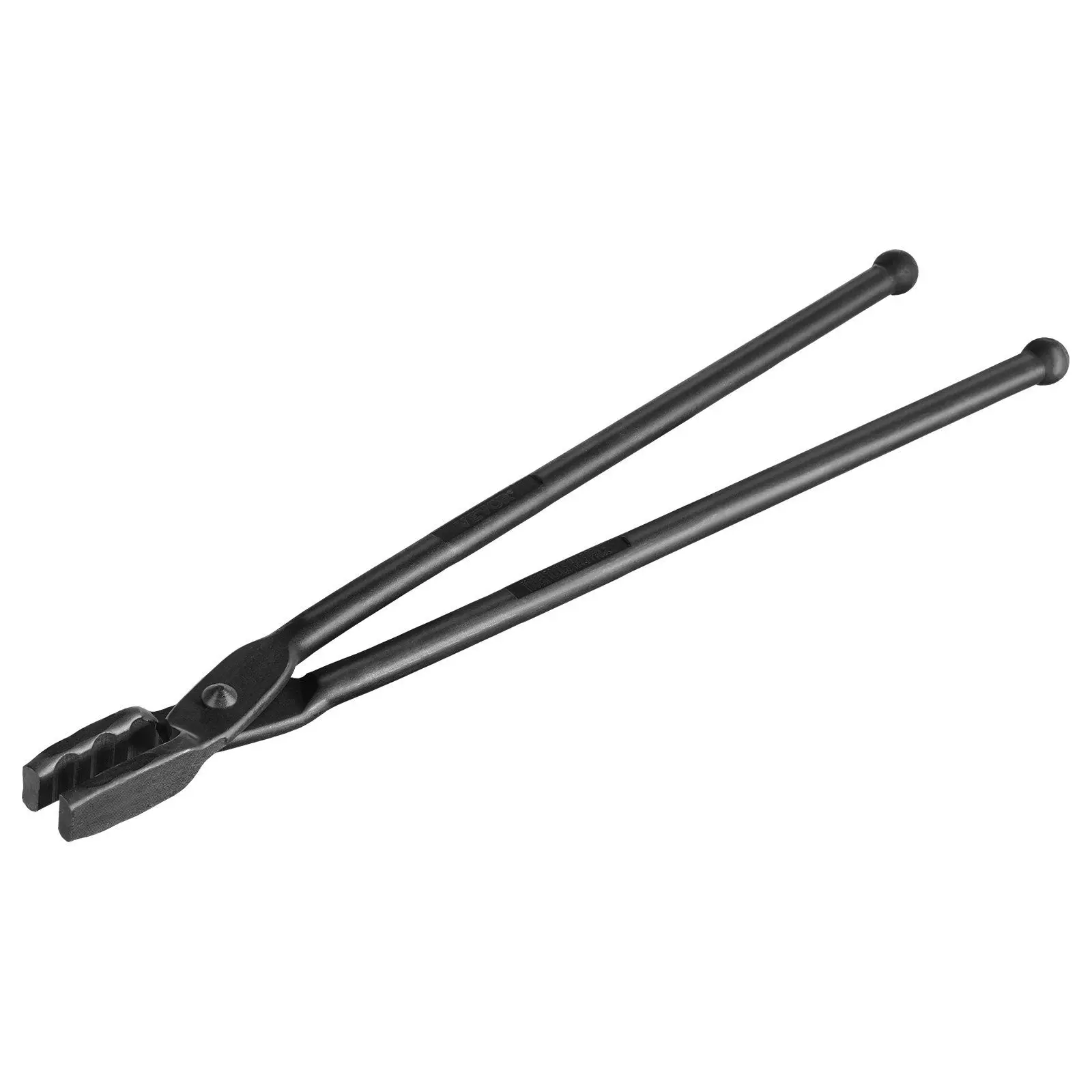 

18" Wolf Jaw Blacksmith Tongs – Carbon Steel w/ A3 Rivets for Horseshoes & Curved Work (Beginner/Pro).