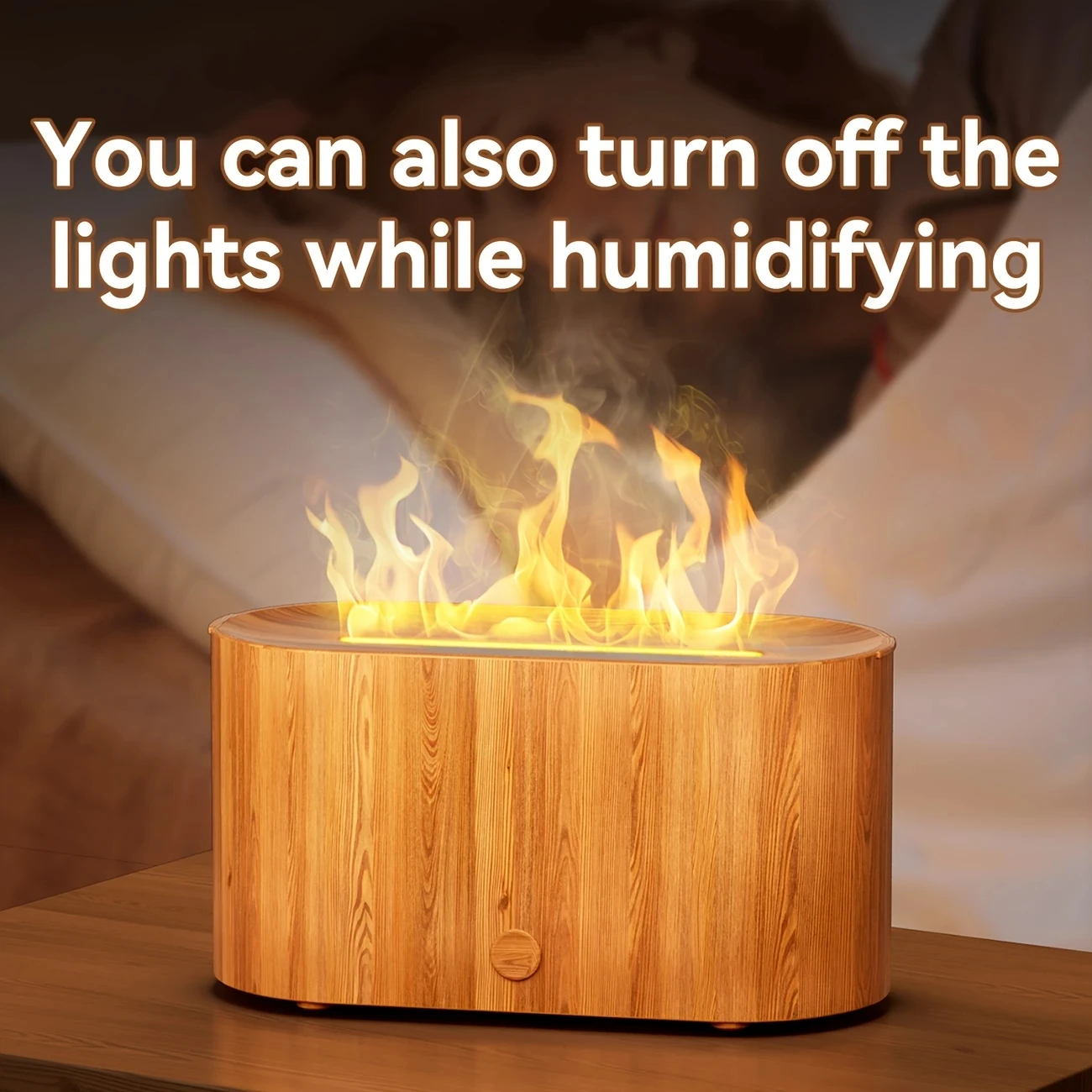 Flame Aromatherapy Machine Colorful Lamp Home Mini Desktop Silent Aromatherapy Ultrasonic Humidifier Suitable for Bedroom image 6