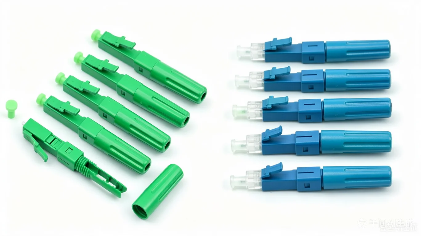 1/5PCSAPC/UPCFTTH LC Fast Connector Adapter Quick Assembly Fiber Optic Connector