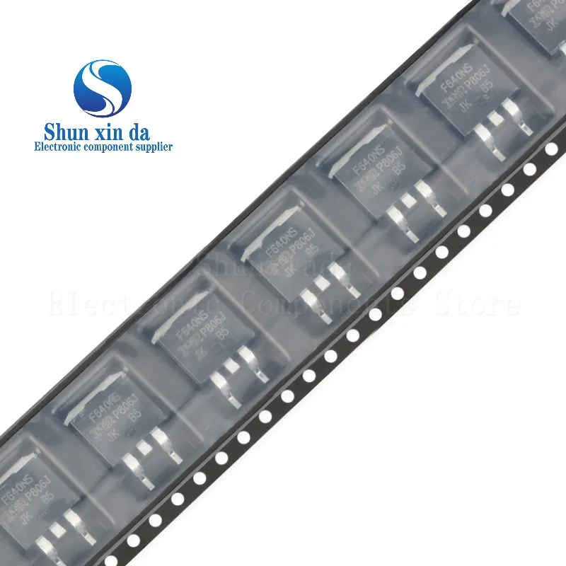 10PCS IRF640 IRF640N IRF640NPBF IRF640NSTRLPBF IRF640NS F640NS TO-263 18A 200V SMD DIP N-channel MOSFET