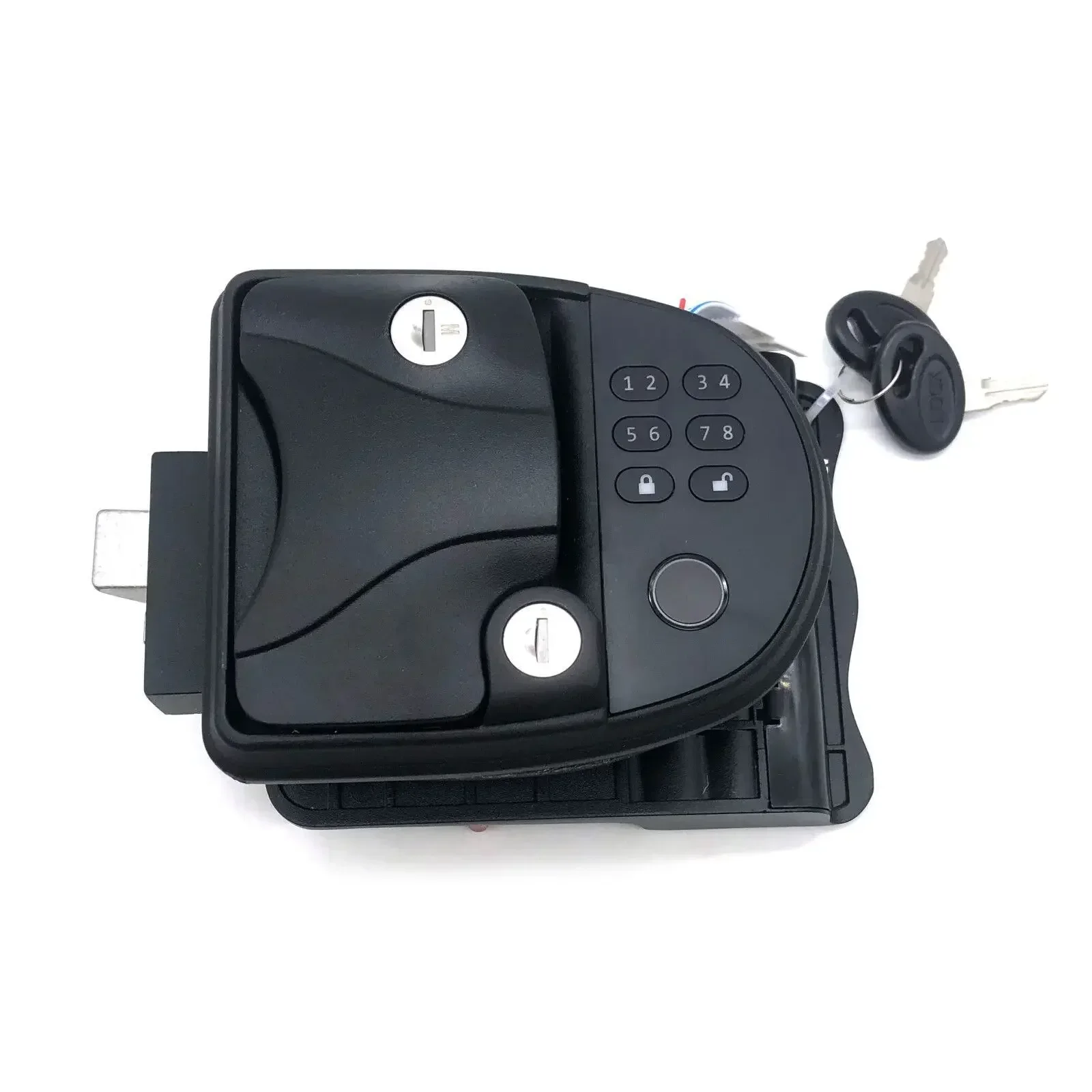 

2025 Hot Sale New Smart Combination RV Lock with Fingerprint Unlocking and Password Remote Control All-metal Electronic Lock
