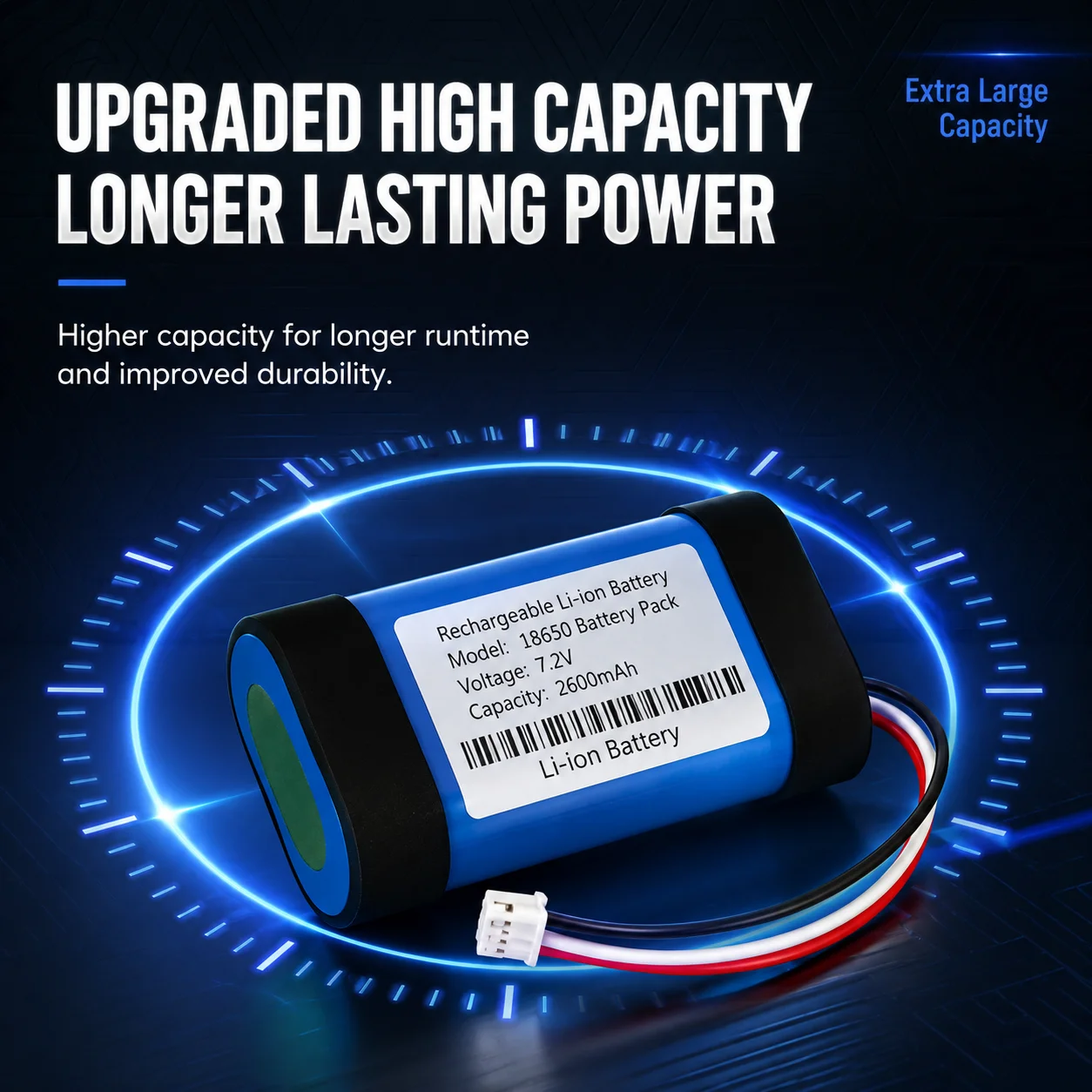 C406A2-2 7.4V 2600mAh Replacement Battery Fit Marshall Emberton 1 Emberton 2 Bluetooth Speaker Brand New Lithium Spare Battery