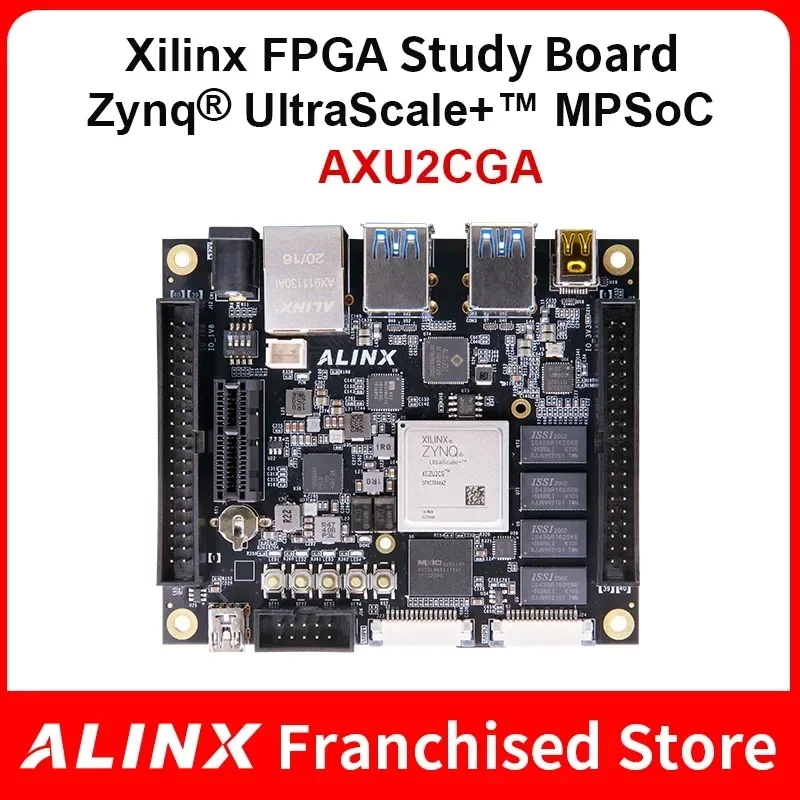 

ALINX AXU2CGA: Xilinx Zynq UltraScale+ MPSoC XCZU2CG FPGA Development Board Vitis-AI DPU 1GB DDR4