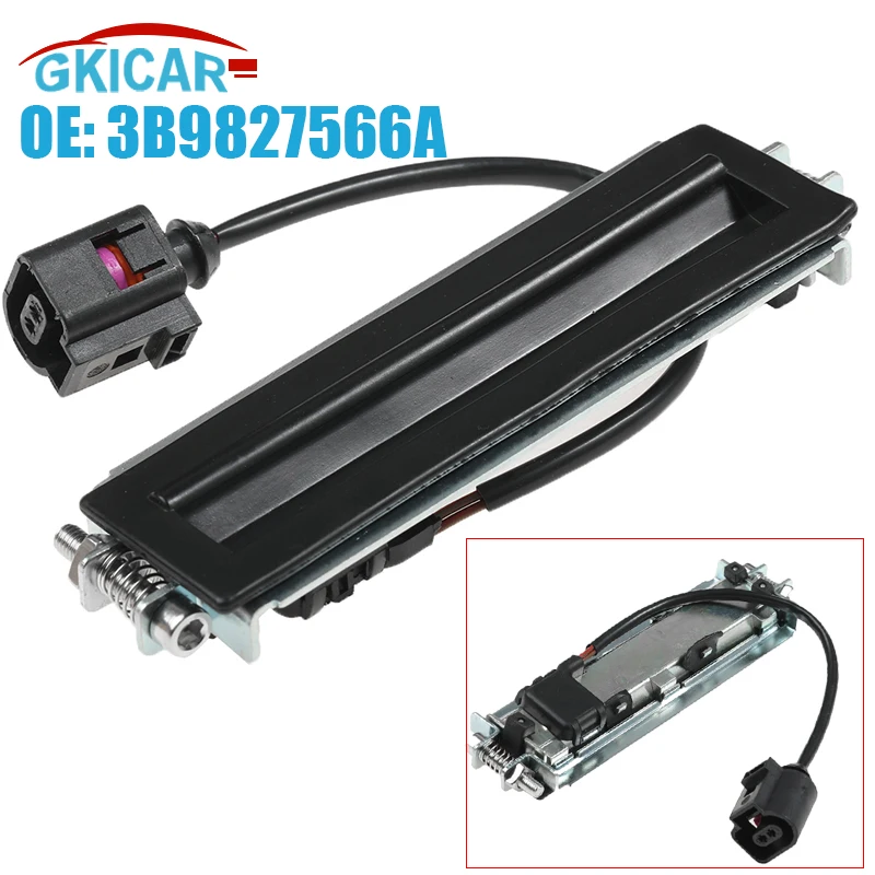 Interruptor de puerta trasera de coche 3B9827566A, botón pulsador, actuador de cierre eléctrico de la tapa 3B9827566B 3B9827566C para VW Polo Classic Passat Suran