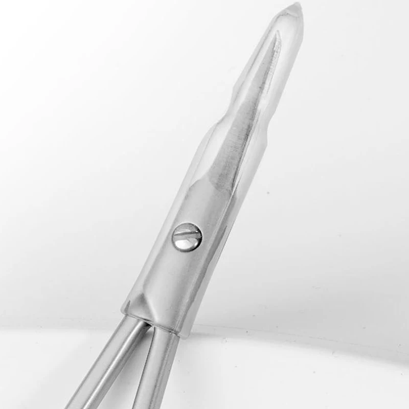 Rvs Nagelriemschaartje Dode Huid Remover Voor Nagels Art Clippers Russische Nagelschaartje Manicure Gebogen Tip Schaar