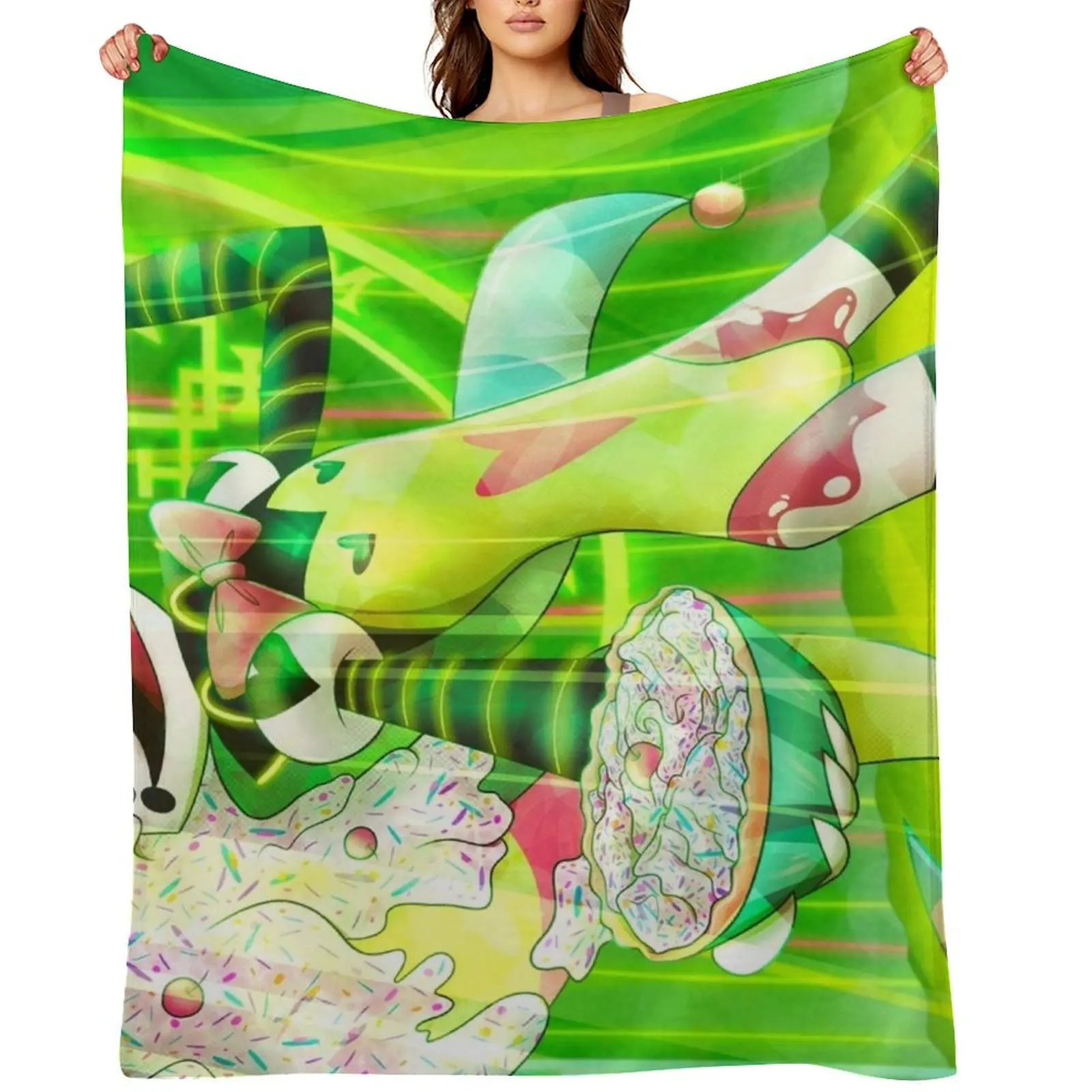 

Fizzarolli - Cream Pie Throw Blanket For Sofa Thin blankets ands Vintage Flannel Fabric Blankets