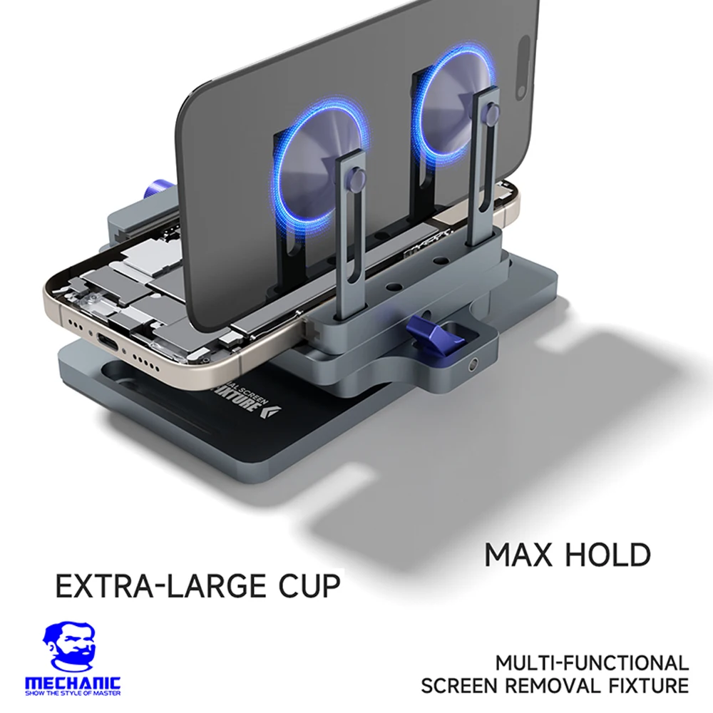 อุปกรณ์แยกหน้าจอแบบหมุนได้ MECHANIC CP8 อเนกประสงค์ สำหรับซ่อมโทรศัพท์มือถือ พร้อมที่แขวนด้านข้าง