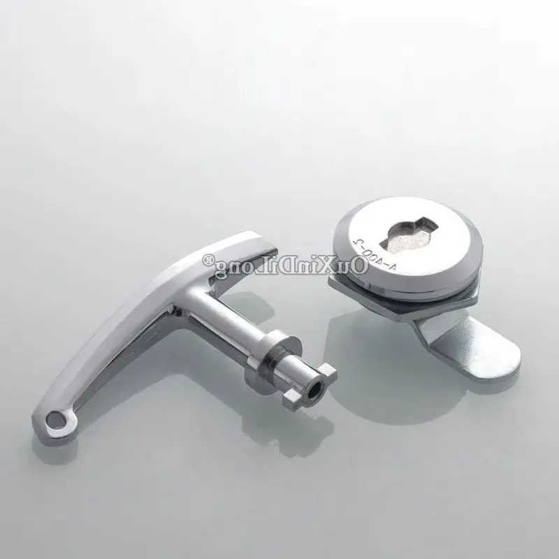 New 5PCS Zinc Alloy Industrial Equipment Cam Locks Mailbox Locks Distribution Box Lock Switch Electric Cabinet Door Lock Chromed
