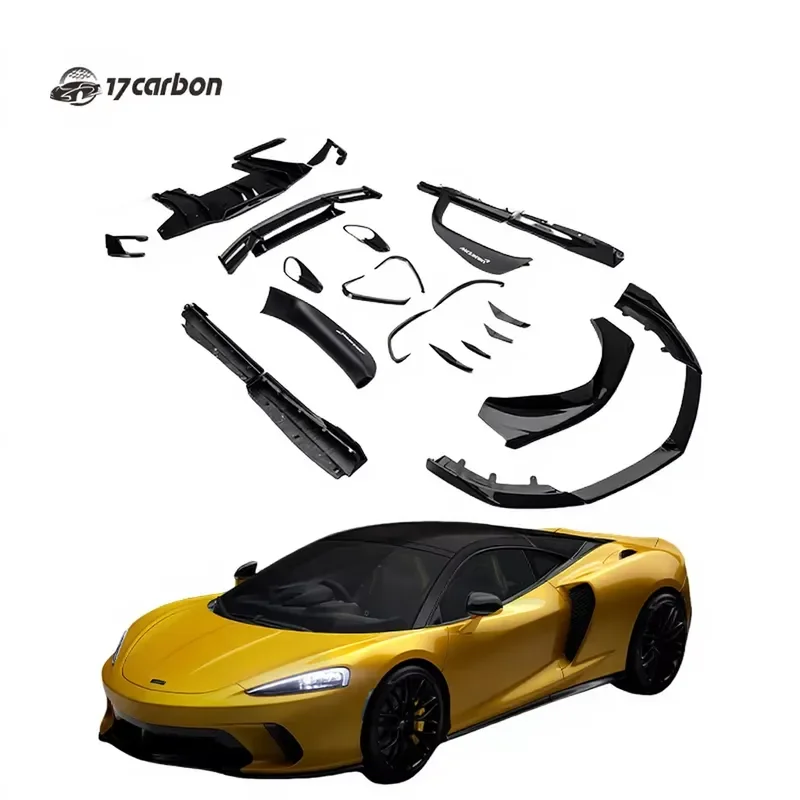 Auto spare parts, dry carbon fiber complete kit, 100% fit to polished surface, customizable colors, easy to install, suitable