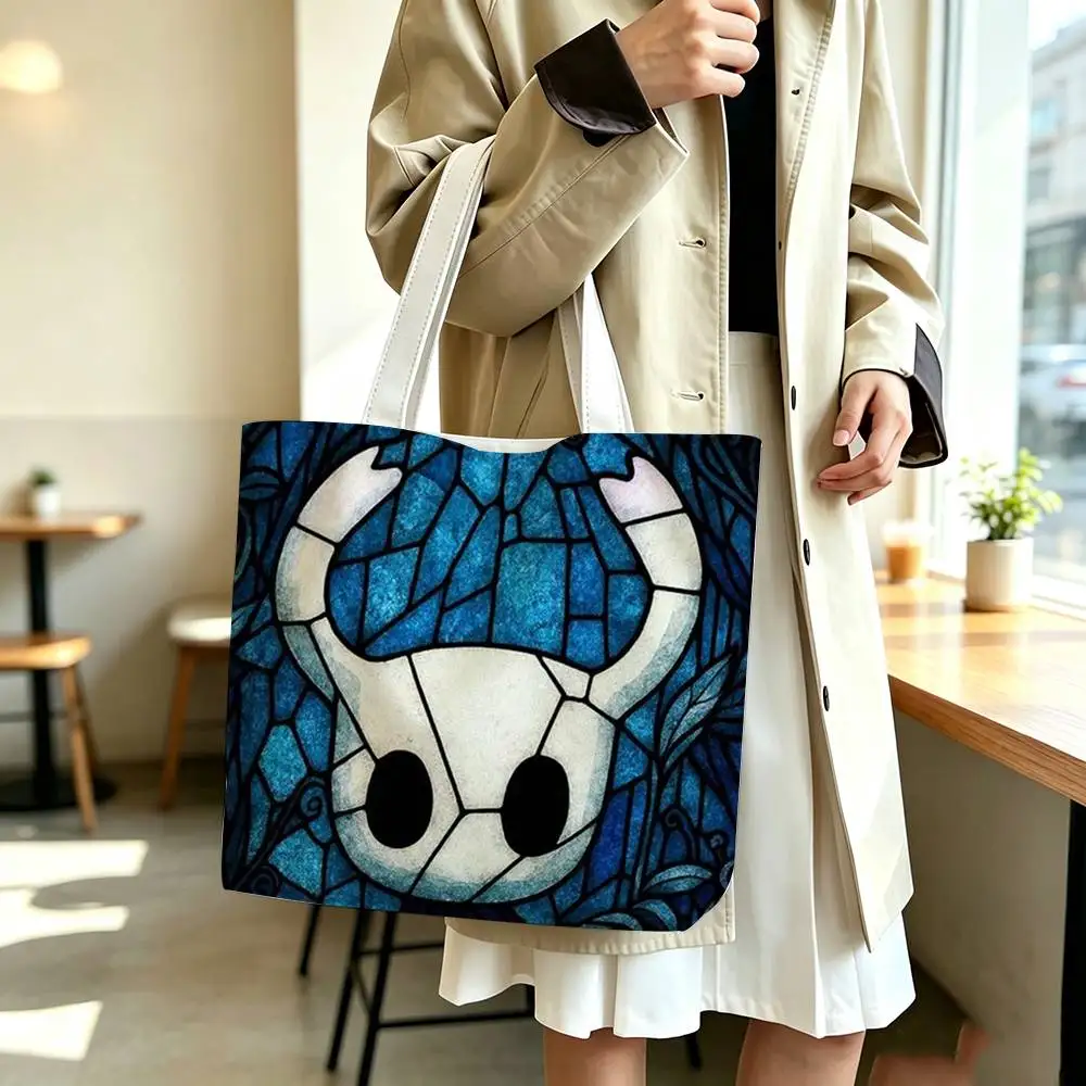 COOL G-Game H-Hollows K-Knight   Printed Canvas Tote Bag Shoulder Bag Commuter Mommy Shopping Bag