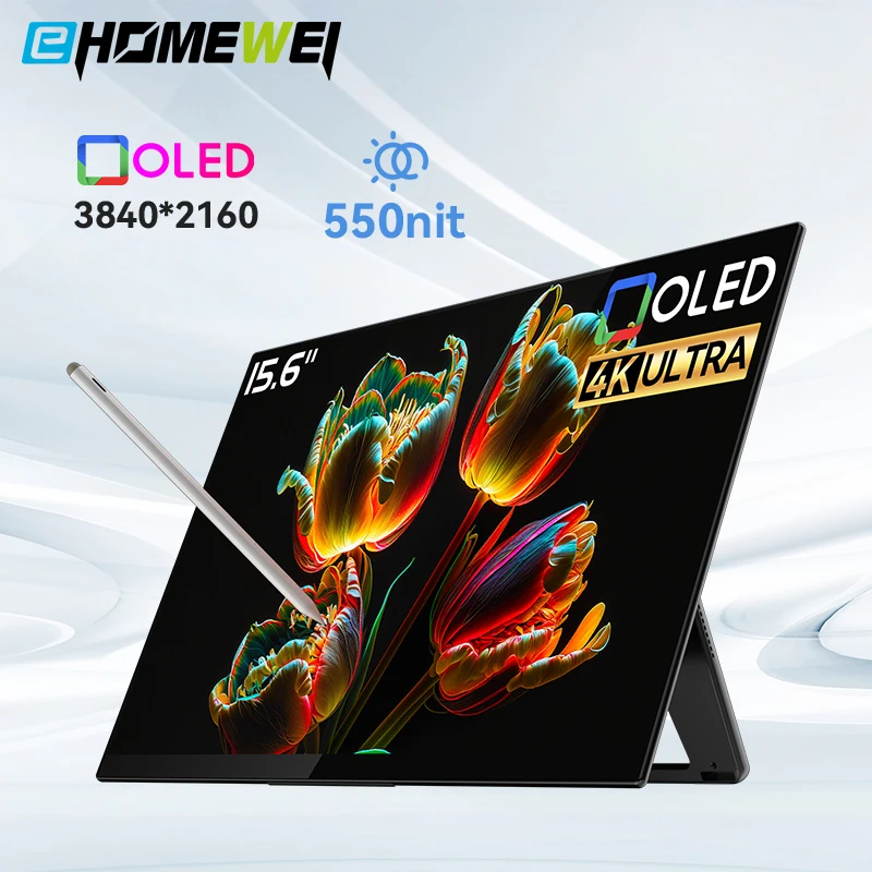 EHOMEWEI Portable Monitor RO5 OLED 15.6