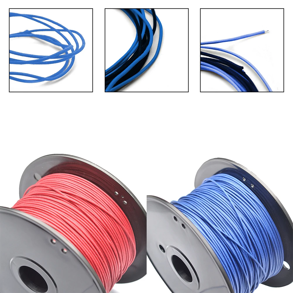 1Meter Pre-tinned Cloth PushBack Vintage-style Guitar Wire Guitar Parts Cable Replacement Parts For Guitar Wiring Applications