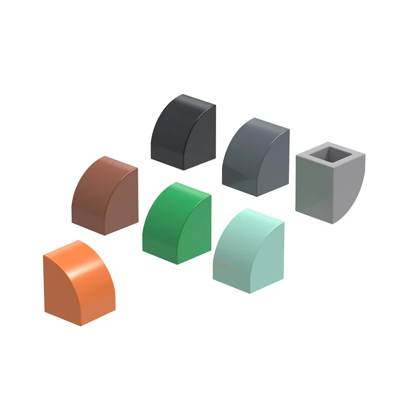 287 Pçs/lote 37352 WANGE 1 ângulo de curvatura alta 1 buraco Blocos de Construção Moc Acessórios Compatível Com Monta Tijolos Brinquedos Infantis