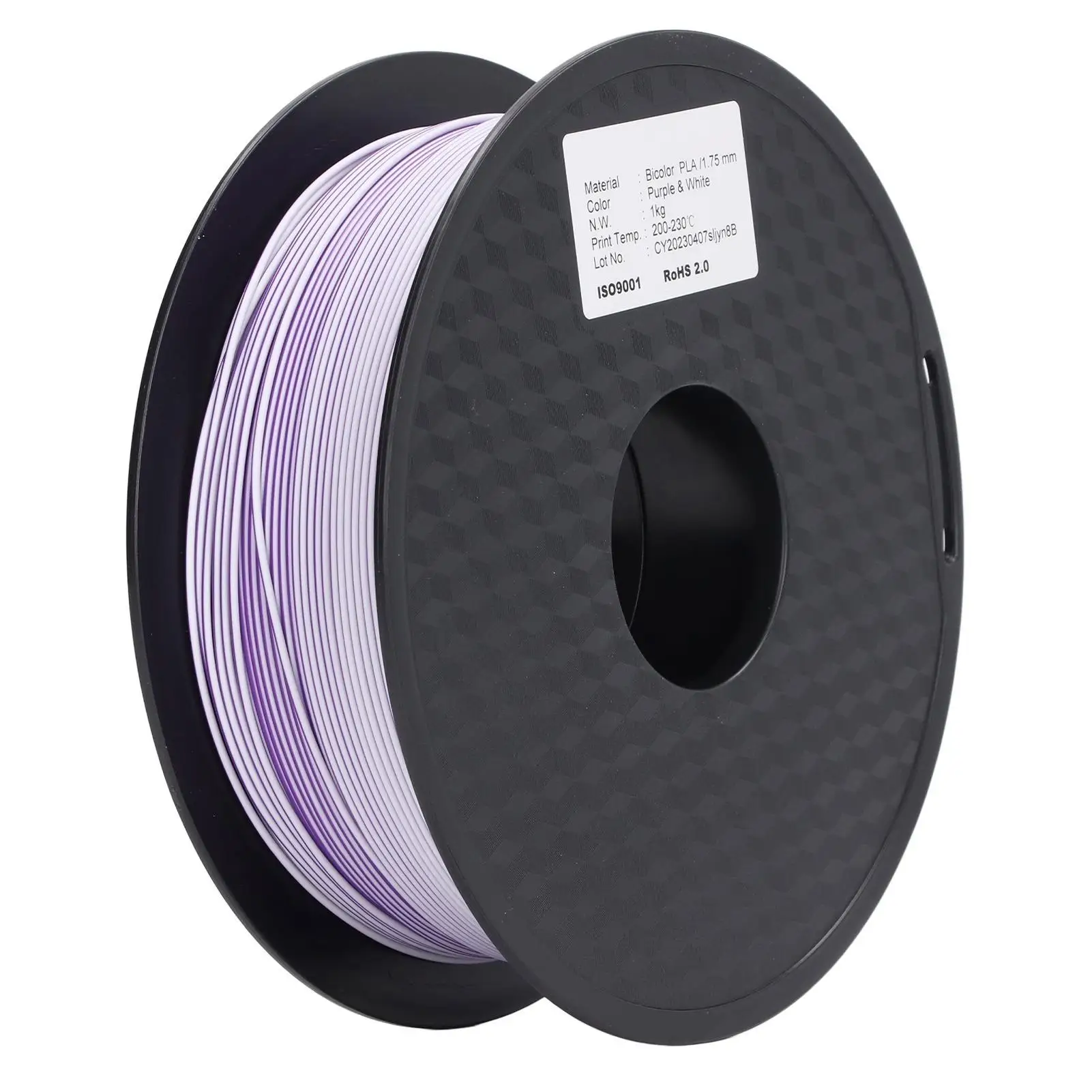 

White PLA Filament for 3D Printing Smooth High Quality Dual Color Compatible with for crafts and Projects