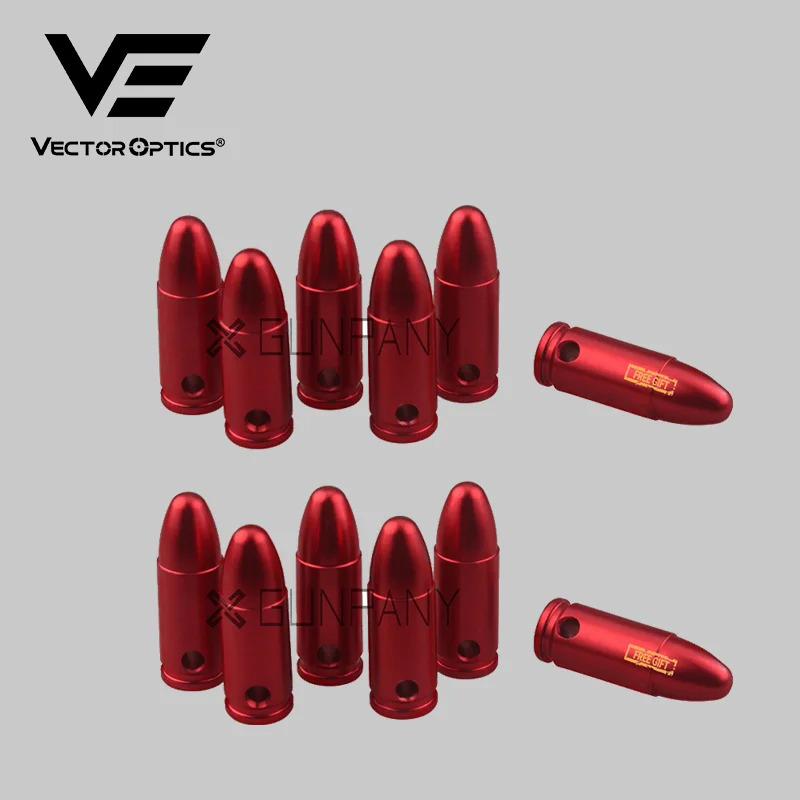 Vektor optik 9mm Runden Schnapp kappen Bohrung Sighter Metall für 9mm Runden Trainings kaliber taktische Patrone Schnapp kappe