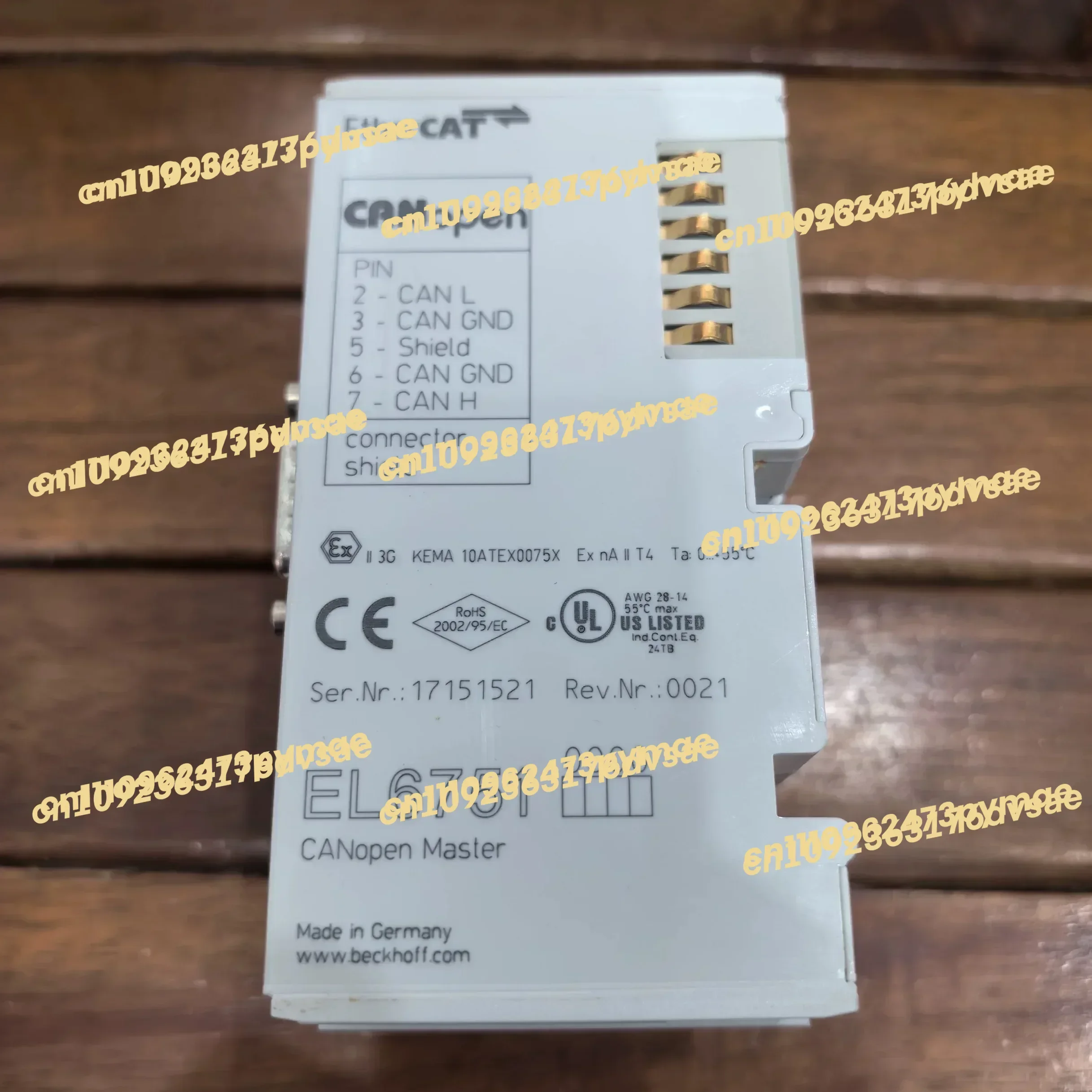 2025EL6751  EtherCAT Canopen Master Terminal Module for BECKHOFF New Original