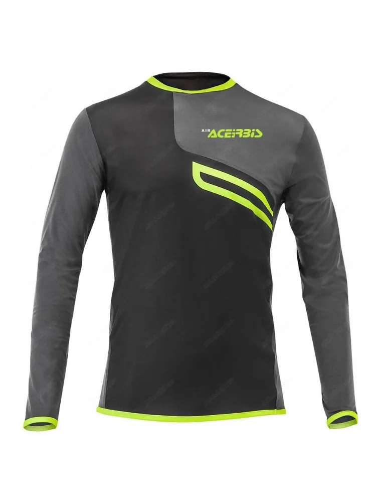 AliExpress NONE Motocross Rally Mountain Bike Clothing Bicycle Downhill Long sleeve T-shirt Enduro Cycling MX Jersey Summer Quick Dry Grey Green
