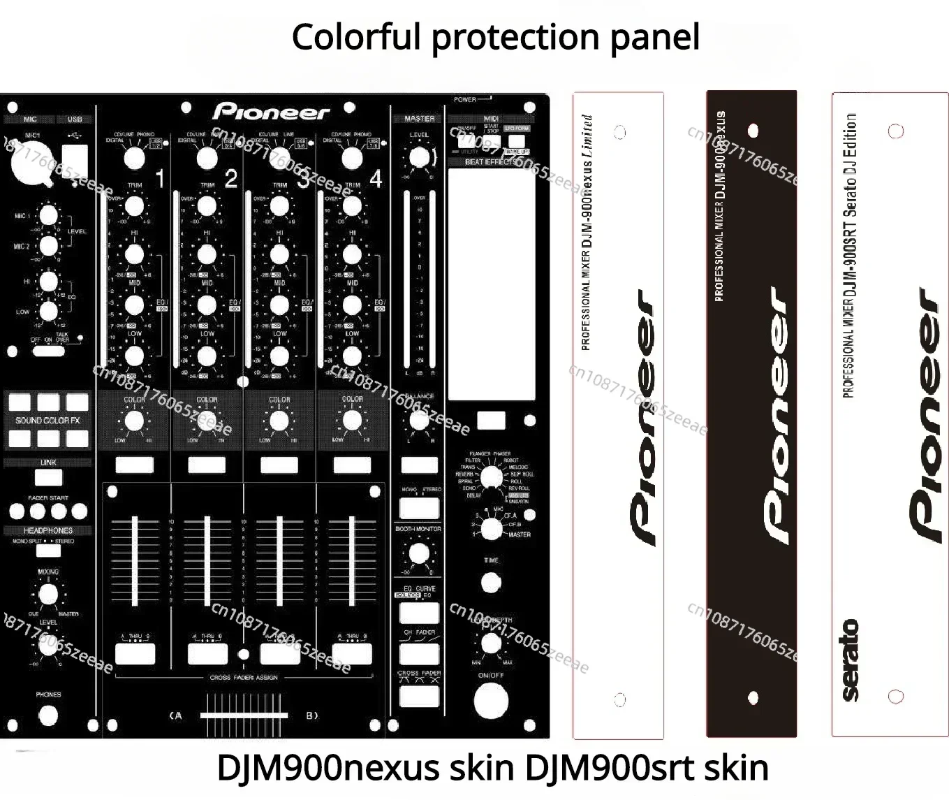 

DJM900nexus skin,DJM900srt skin ,suitable for Pioneer controllers