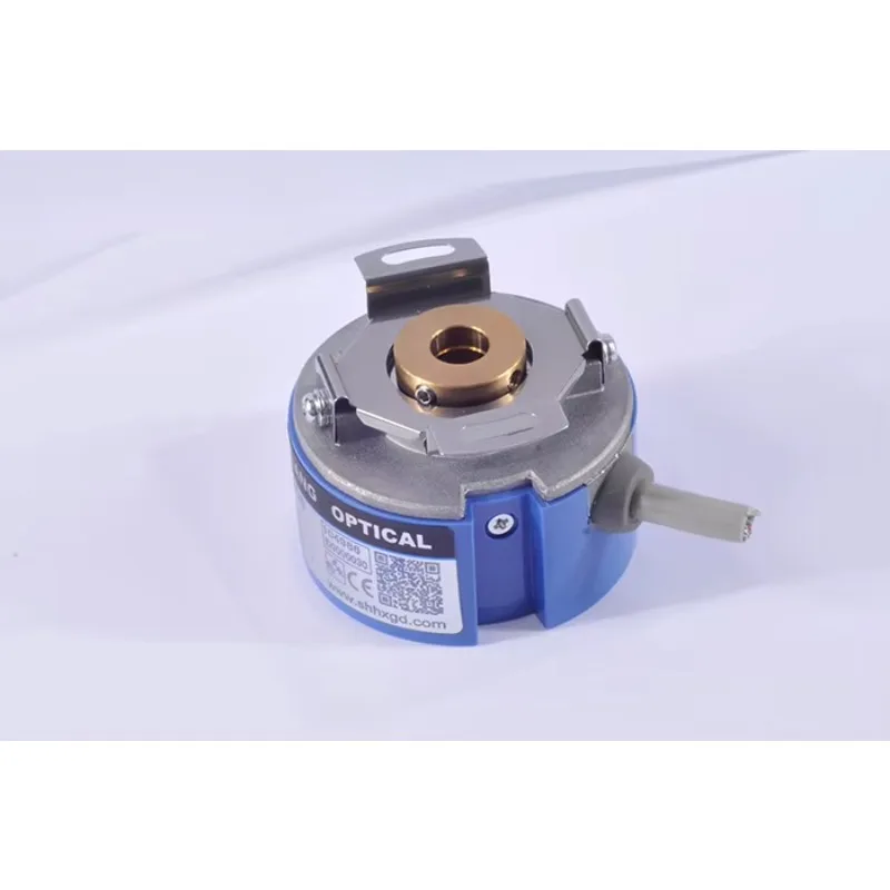 NEW HENGXIANG K48 Incremental Rotary Encoder Elevator Parts Hollow Shaft 6-12mm 5-30vdc Photoelectric Sensor Position Sensors I