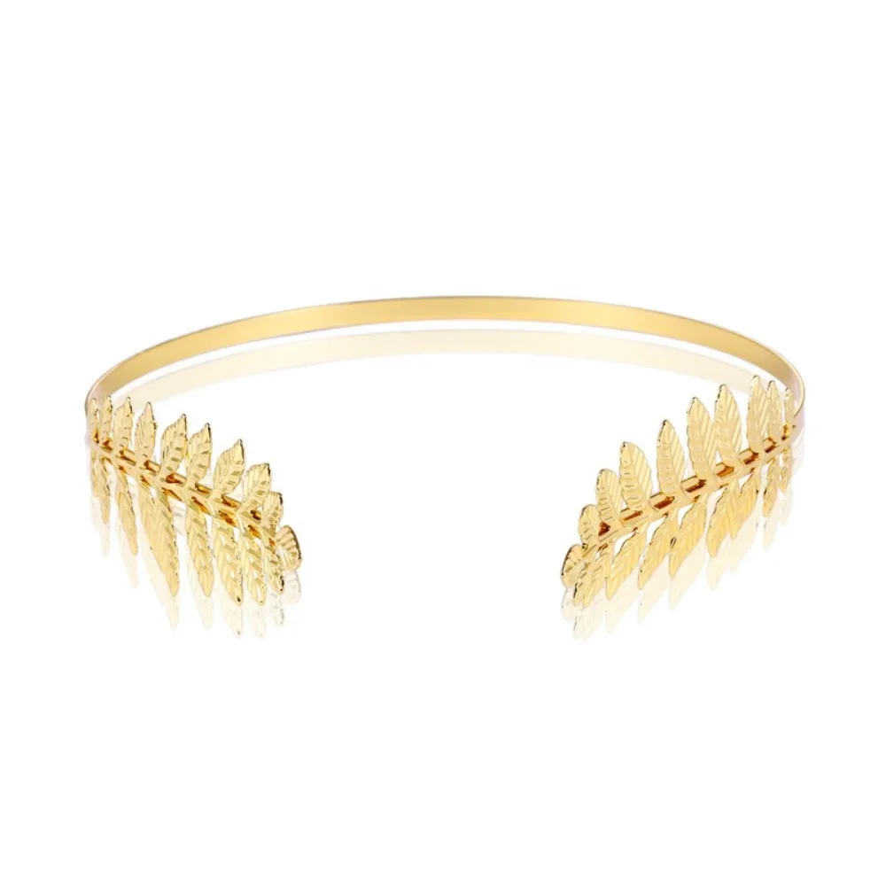 

Новая винтажная повязка для волос из металла с листьями оливы, свадебный аксессуар, ободок для волос для женщин