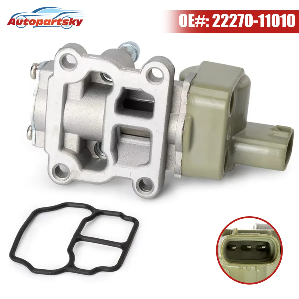 

Idle Air Control IAC Valve 22270-11010 2227011010 For Toyota Paseo Tercel 1995-1997 Repair AC198 AC4025 GT7610-379