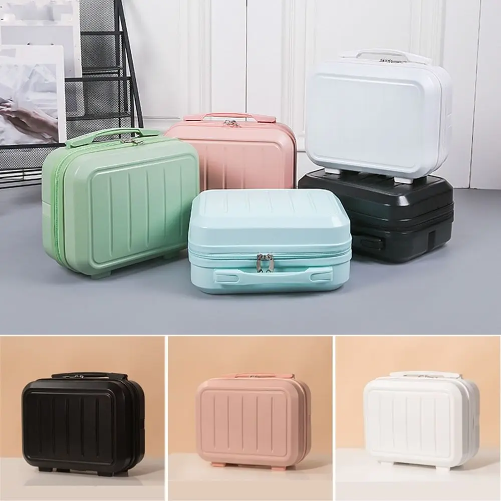 14 inch Multi-funcional Portable Mini Travel Suitcase Cosmetic Box Hand Luggage Organizer Case Small Storage Bag Boarding Case