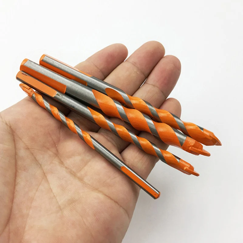 1pc Electric Tools Center Drill Hammer Concrete Ceramic Tile Metal Drill Bit DIY Wall Hole Saw Drilling 6/8/10/12mm