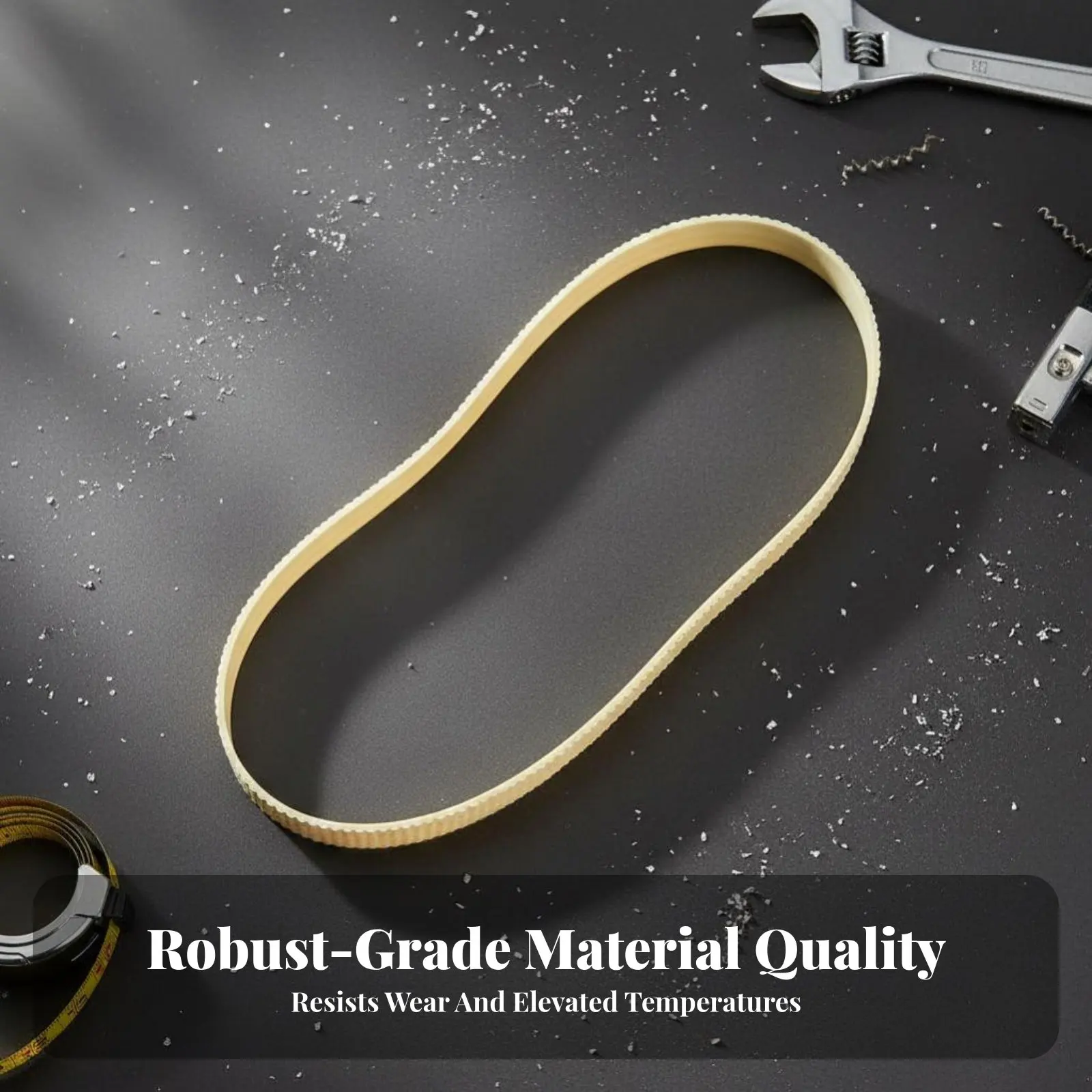 

Ribbed Saw Belt Replacement Part Power Tool Accessory High Tensile Strength Low Noise Operation for DIY hobbyists